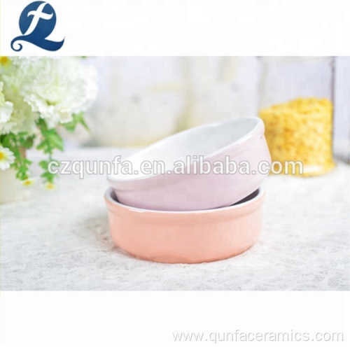 Supply Simple Design Round Shape Bowl Rabbit Feeder